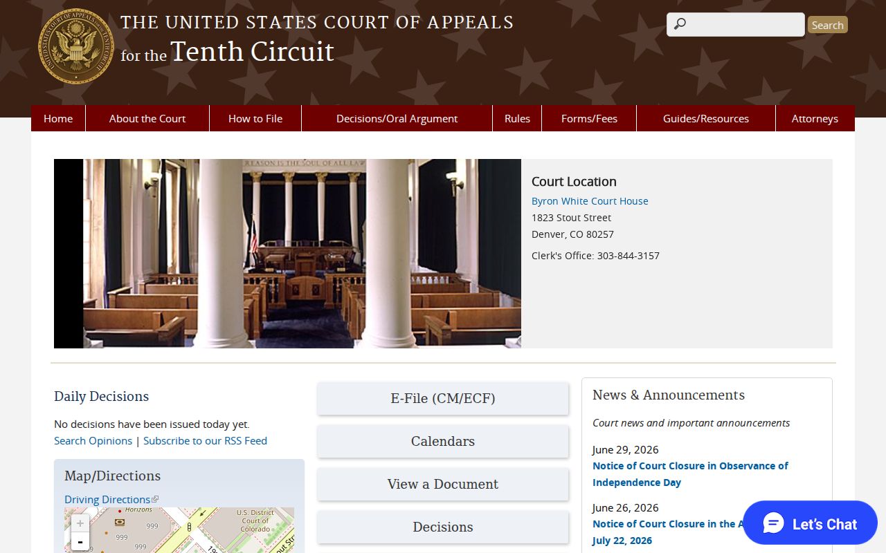Park County District Court federal appeals Tenth Circuit source